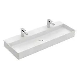 Умывальник Memento 2.0 Villeroy & Boch 4A22C1RW White Alpin — вид на белом фоне