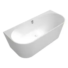 Ванна Oberon 2.0 Villeroy & Boch UBQ180OBR9CD00V-RW White Alpin — вид на белом фоне