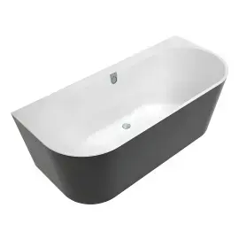 Ванна Oberon 2.0 Villeroy & Boch UBQ180OBR9CDBCV-01_BCT8 — вид на белом фоне