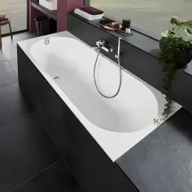 Ванна Oberon 2.0 Villeroy & Boch UBQ181OBR2DV-RW Stone White — бічний ракурс