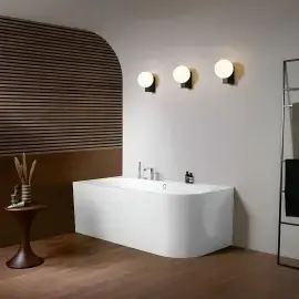 Ванна Oberon 2.1 Villeroy & Boch UBQ180OBN9CL00VD-01 Alpine White — бічний ракурс