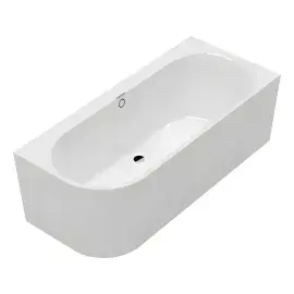 Ванна Oberon 2.1 Villeroy & Boch UBQ180OBN9CR00VD-01 — вид на белом фоне
