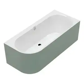 Ванна Oberon 2.1 Villeroy & Boch UBQ180OBN9CRBCVD-01_BCS8 — вид на белом фоне