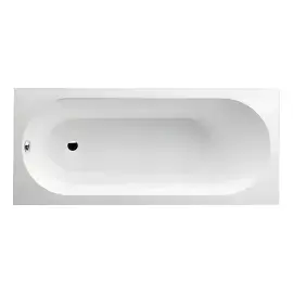 Ванна Oberon Villeroy & Boch UBQ177OBE2V-01 Alpine White 170 х 70 см — вид на білому тлі