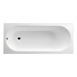 Ванна Oberon Villeroy & Boch UBQ180OBE2V-01 Alpine White 180 х 80 см — вид на білому тлі