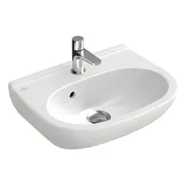 Умивальник O.novo Villeroy & Boch 53604501 Alpine White — вид на білому тлі