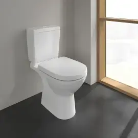 Унітаз-компакт O.Novo Villeroy & Boch 5661T301 — бічний ракурс