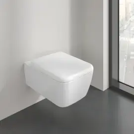Унітаз Skyla Villeroy & Boch 4682CLR1 White Alpin CeramicPlus — бічний ракурс