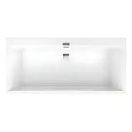 Ванна Squaro Edge 12 Villeroy & Boch UBQ160SQE2DV-01 160 x 75 см — вид на білому тлі