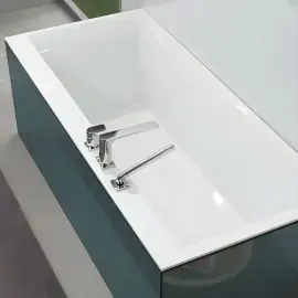 Ванна Squaro Edge 12 Villeroy & Boch UBQ160SQE2DV-01 160 x 75 см — бічний ракурс