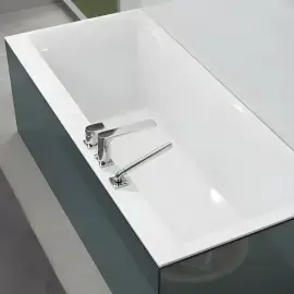 Ванна Squaro Edge 12 Villeroy & Boch UBQ170SQE2DV-01 170 х 75 см — бічний ракурс