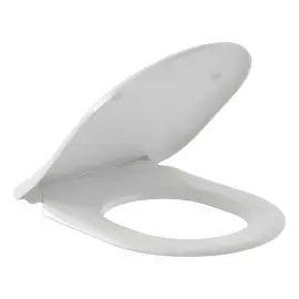 Сидіння з кришкою для унітазу SlimSeat (SoftClosing і Quick Release) Subway Villeroy & Boch 9M78S101 White Alpin — вид спереду