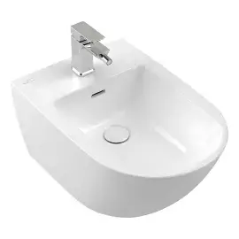 Біде Subway 3.0 Villeroy & Boch 447000RW Stone White CeramicPlus — вид на білому тлі