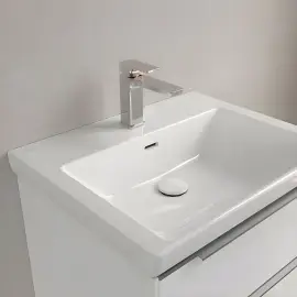 Умивальник Subway 3.0 Villeroy & Boch 4A7060R1 Alpine White CeramicPlus — в інтерʼєрі ванної кімнати
