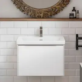 Умивальник Subway 3.0 Villeroy & Boch 4A706501 Alpine White — бічний ракурс