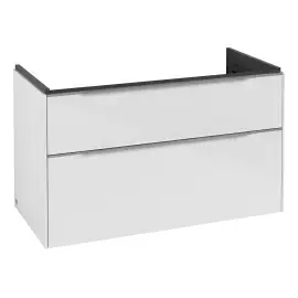 Тумба под умывальник Subway 3.0 Villeroy & Boch C57000VE Brilliant White — вид на белом фоне
