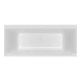 Ванна Subway 3.0 Villeroy & Boch UBQ170SBW2DV-01 Alpine White 170 х 75 см — вид на білому тлі