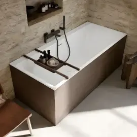 Ванна Subway 3.0 Villeroy & Boch UBQ170SBW2DV-01 Alpine White 170 х 75 см — в інтерʼєрі ванної кімнати