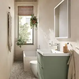 Ванна Subway 3.0 Villeroy & Boch UBQ170SBW2DV-RW White Alpin 170 х 75 см — в интерьере ванной комнаты