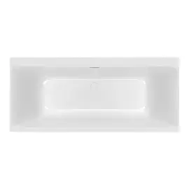 Ванна Subway 3.0 Villeroy & Boch UBQ170SBW2TDV-01 Alpine White 170 х 75 см — вид на білому тлі