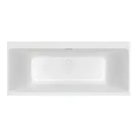 Ванна Subway 3.0 Villeroy & Boch UBQ170SBW2TDV-RW Stone White 170 х 75 см — вид на білому тлі