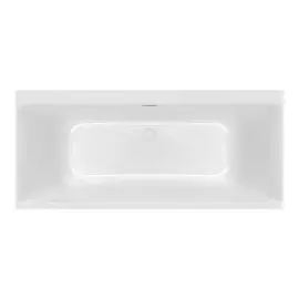 Ванна Subway 3.0 Villeroy & Boch UBQ180SBW2DV-01 Alpine White 180 х 80 см — вид на білому тлі