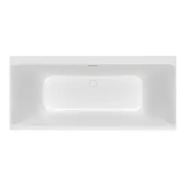 Ванна Subway 3.0 Villeroy & Boch UBQ180SBW2DV-RW Stone White 180 х 80 см — вид на білому тлі