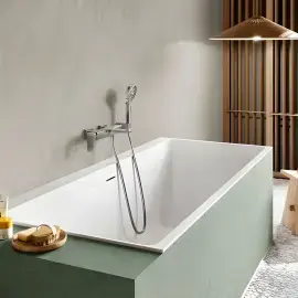 Ванна Subway 3.0 Villeroy & Boch UBQ180SBW2DV-RW Stone White 180 х 80 см — деталь крупним планом