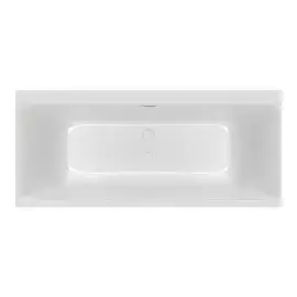 Ванна Subway 3.0 Villeroy & Boch UBQ180SBW2TDV-01 Alpine White 180 х 80 см — вид на білому тлі