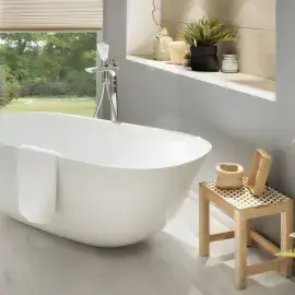 Ванна Theano Villeroy & Boch UBQ155ANH7F200V-01 Alpine White — вид ззаду