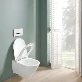 Унітаз Universo TwistFlush Villeroy & Boch 4670T9R1 — деталь крупним планом