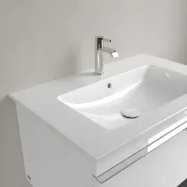 Умивальник Venticello Villeroy & Boch 41048LR1 Alpine White CeramicPlus — вид всередину