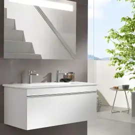 Умивальник Venticello Villeroy & Boch 4104AK01 Alpine White — бічний ракурс