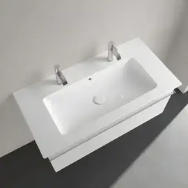 Умивальник Venticello Villeroy & Boch 4104AKR1 Alpine White CeramicPlus — вид згори