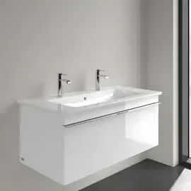 Умивальник Venticello Villeroy & Boch 4104AKR1 Alpine White CeramicPlus — вид ззаду