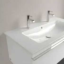 Умивальник Venticello Villeroy & Boch 4104AKR1 Alpine White CeramicPlus — ракурс 3/4