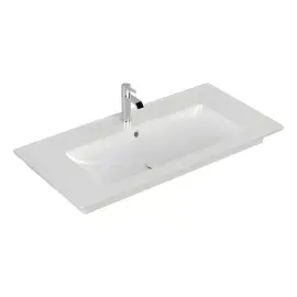 Умивальник Venticello Villeroy & Boch 4104AL01 Alpine White — вид на білому тлі