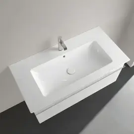 Умивальник Venticello Villeroy & Boch 4104AL01 Alpine White — вид ззаду