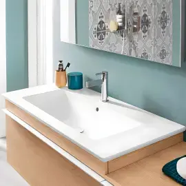 Умивальник Venticello Villeroy & Boch 4104ALR1 Alpine White CeramicPlus — вид спереду