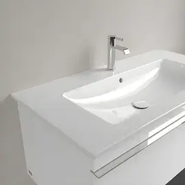 Умивальник Venticello Villeroy & Boch 4104ALR1 Alpine White CeramicPlus — вид всередину