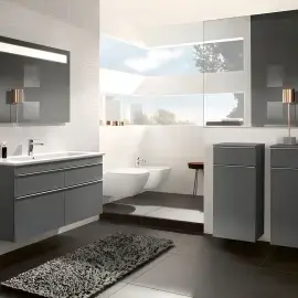 Умивальник Venticello Villeroy & Boch 4104CLR1 Alpine White CeramicPlus — вид згори