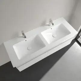 Умивальник Venticello Villeroy & Boch 4111DL01 Alpine White — бічний ракурс