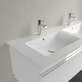 Умивальник Venticello Villeroy & Boch 4111DLRW Stone White CeramicPlus — вид ззаду