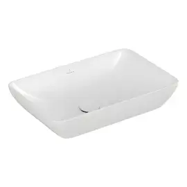 Умывальник Venticello Villeroy & Boch 411355RW White Alpin — вид на белом фоне