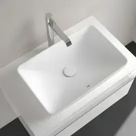 Умывальник Venticello Villeroy & Boch 411355RW White Alpin — боковой ракурс