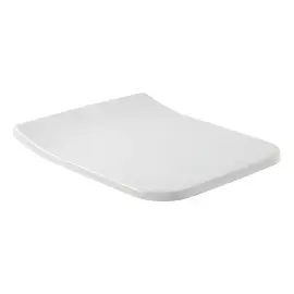 Сидіння з кришкою для унітазу (SoftClosing і QuickRelease) Venticello SlimSeat (нахлистом) Villeroy & Boch 9M79S101 — вид на білому тлі