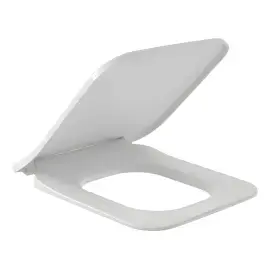 Сидіння з кришкою для унітазу (SoftClosing і QuickRelease) Venticello SlimSeat (нахлистом) Villeroy & Boch 9M79S101 — вид спереду
