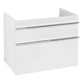 Тумба під умивальник Venticello Villeroy & Boch A92501DH Glossy White — вид на білому тлі
