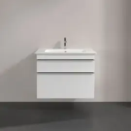 Тумба під умивальник Venticello Villeroy & Boch A92501DH Glossy White — бічний ракурс