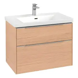 Тумба з умивальником Venticello Villeroy & Boch C57400VJ + 4A708001 — вид на білому тлі
